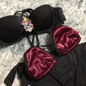 “Velvet” And jeweled bikini